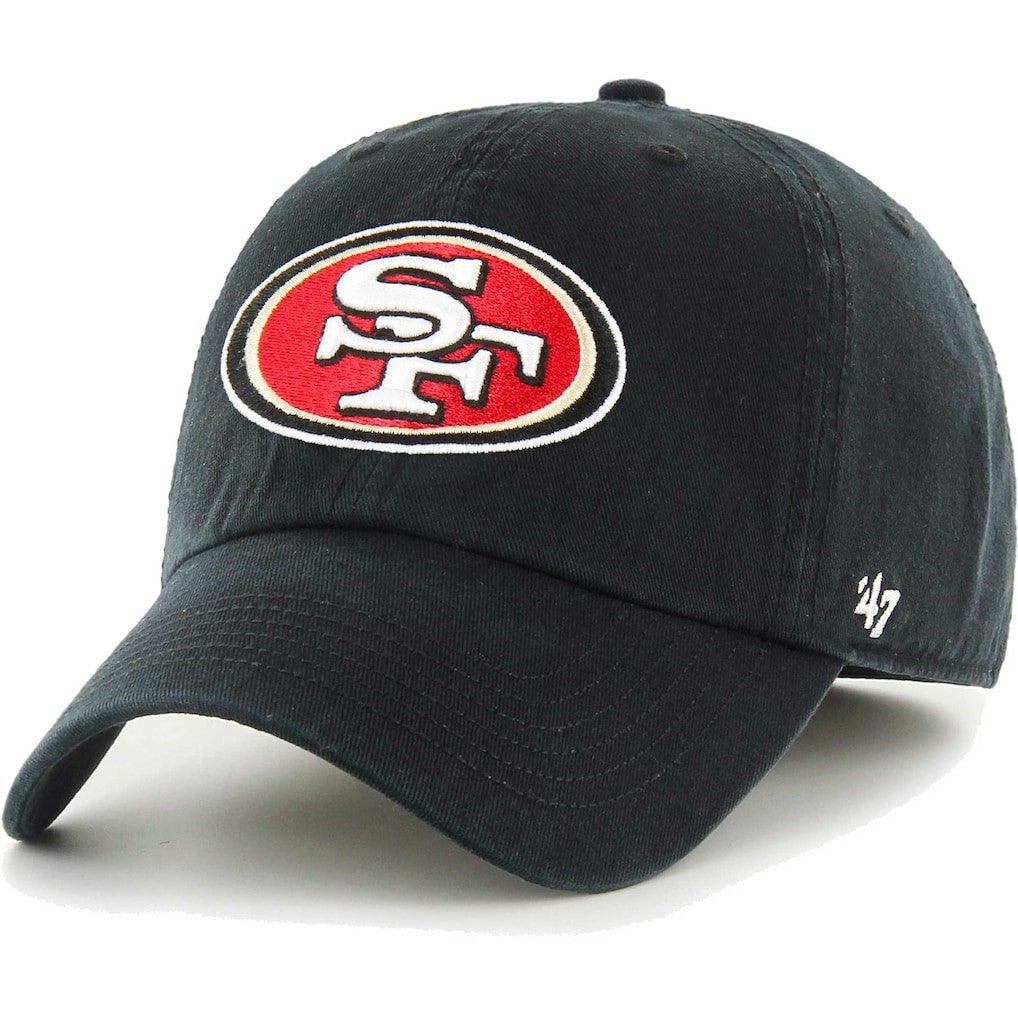 47 brand San Francisco 49ers '47 Franchise Logo Fitted Hat Black