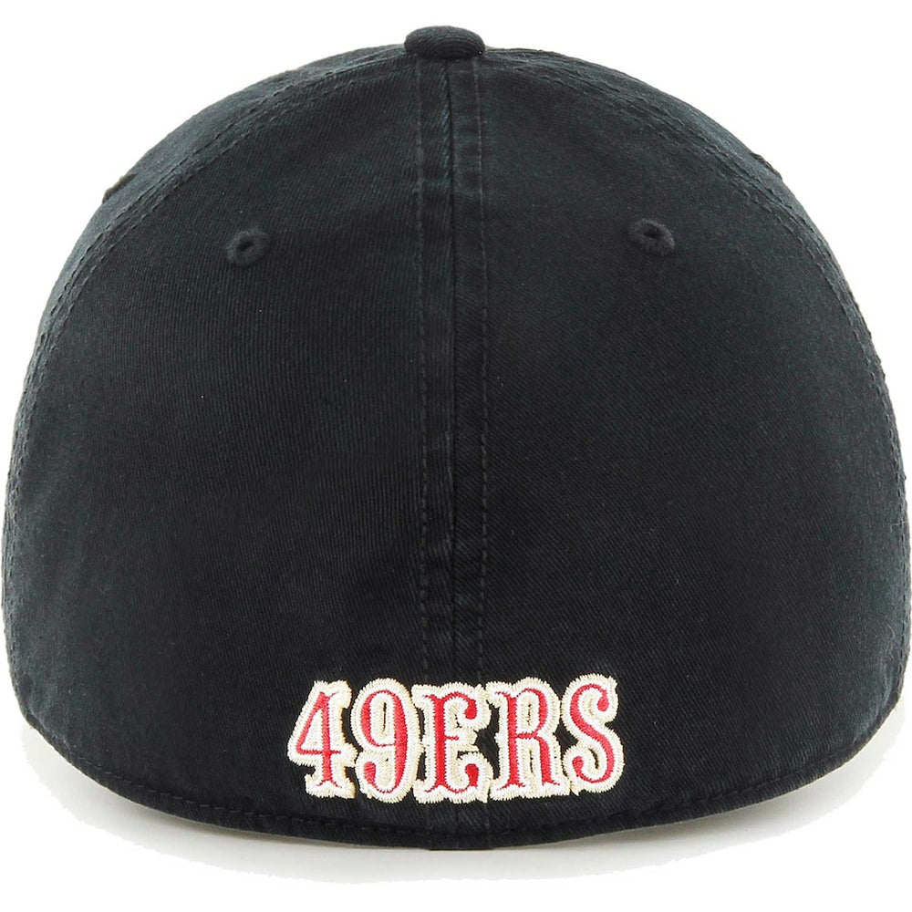 47 brand San Francisco 49ers '47 Franchise Logo Fitted Hat Black