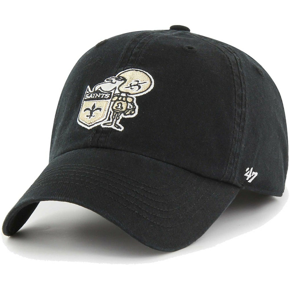 47 brand New Orleans Saints '47 Gridiron Classics Franchise Fitted Hat Black