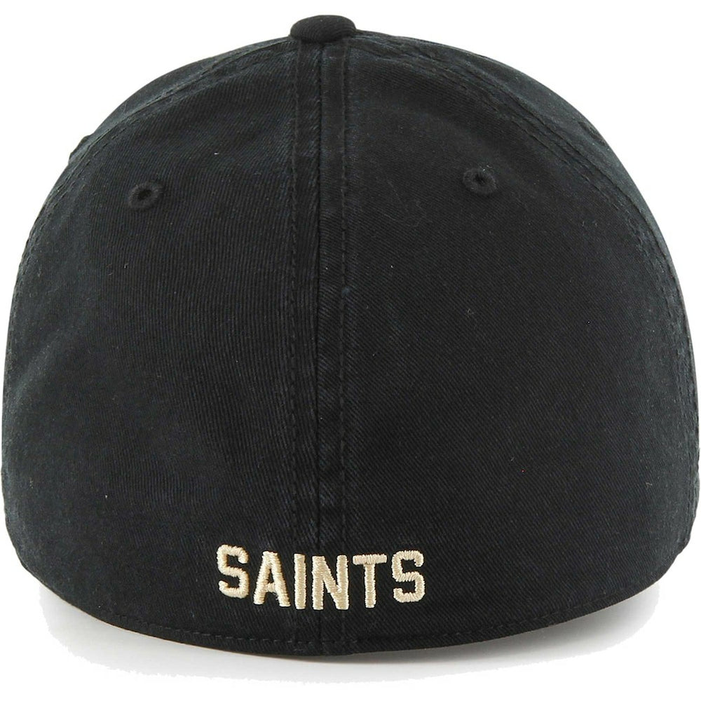 47 brand New Orleans Saints '47 Gridiron Classics Franchise Fitted Hat Black