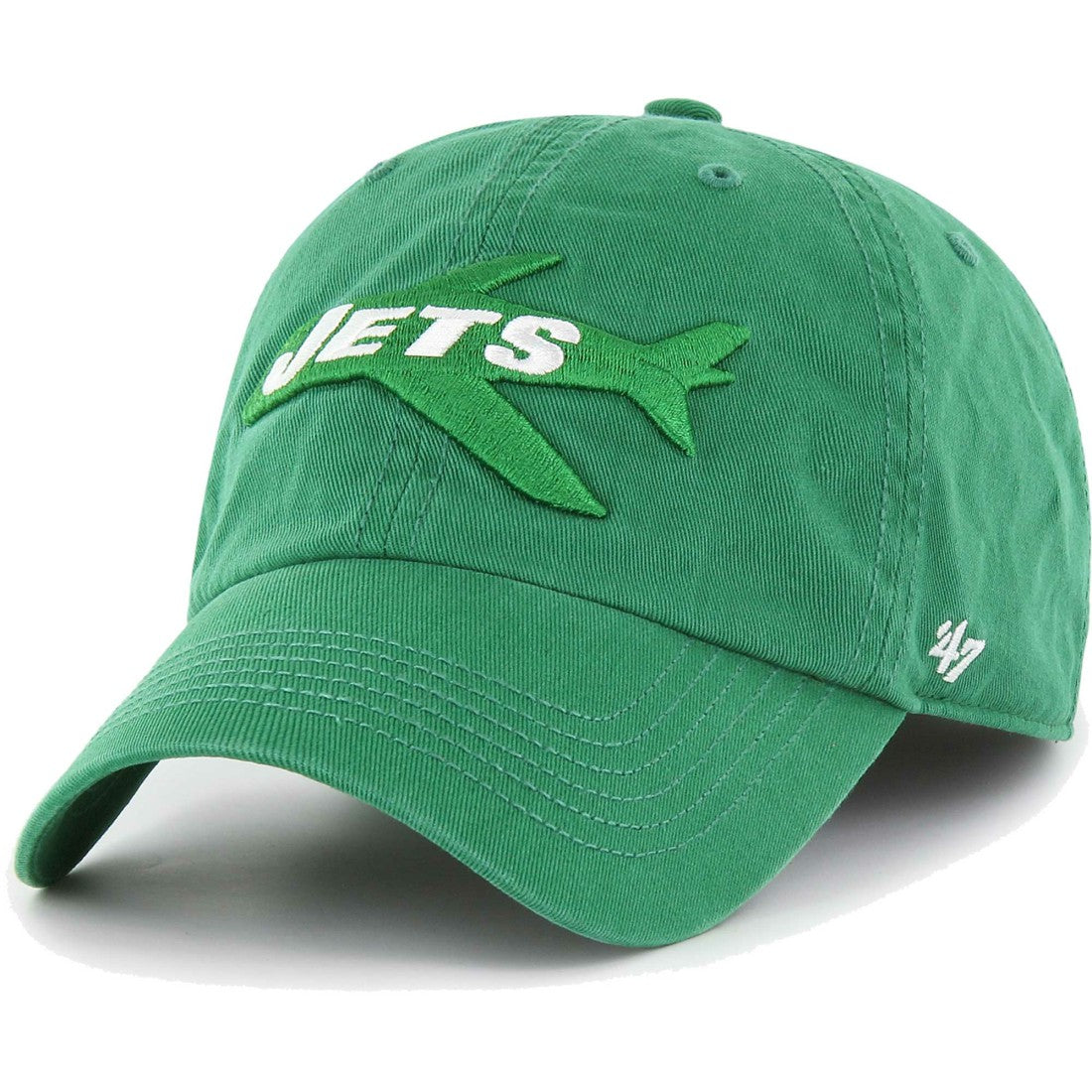 47 brand New York Jets '47 Gridiron Classics Franchise Fitted Hat Kelly Green