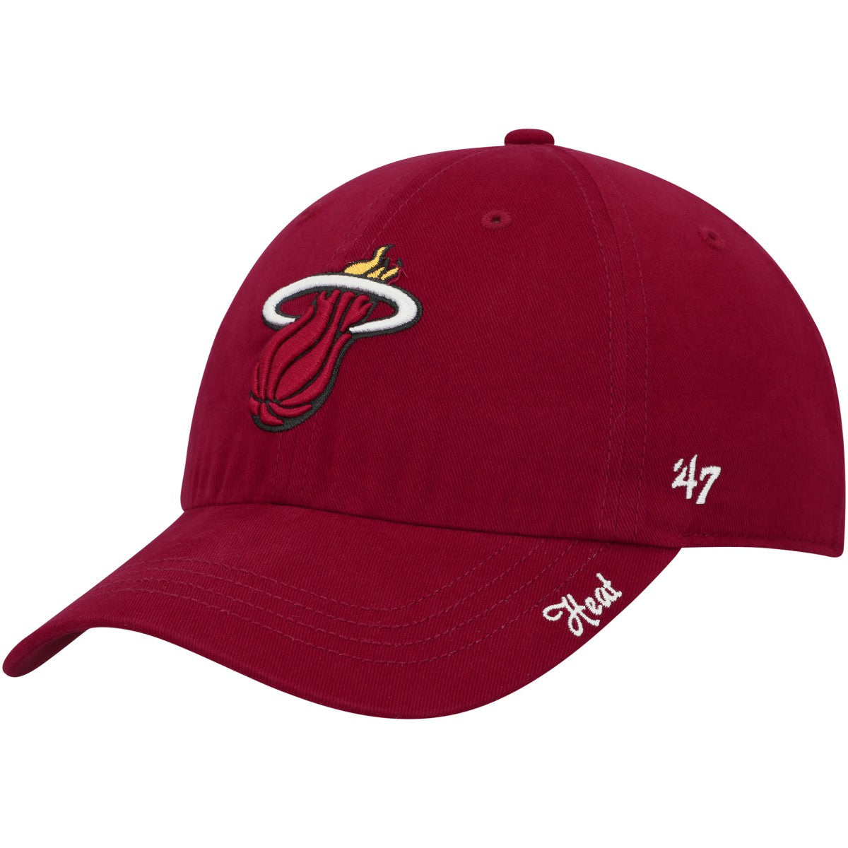 Miami Heat '47 Women's Miata Clean Up Adjustable Hat Red | 47 brand US