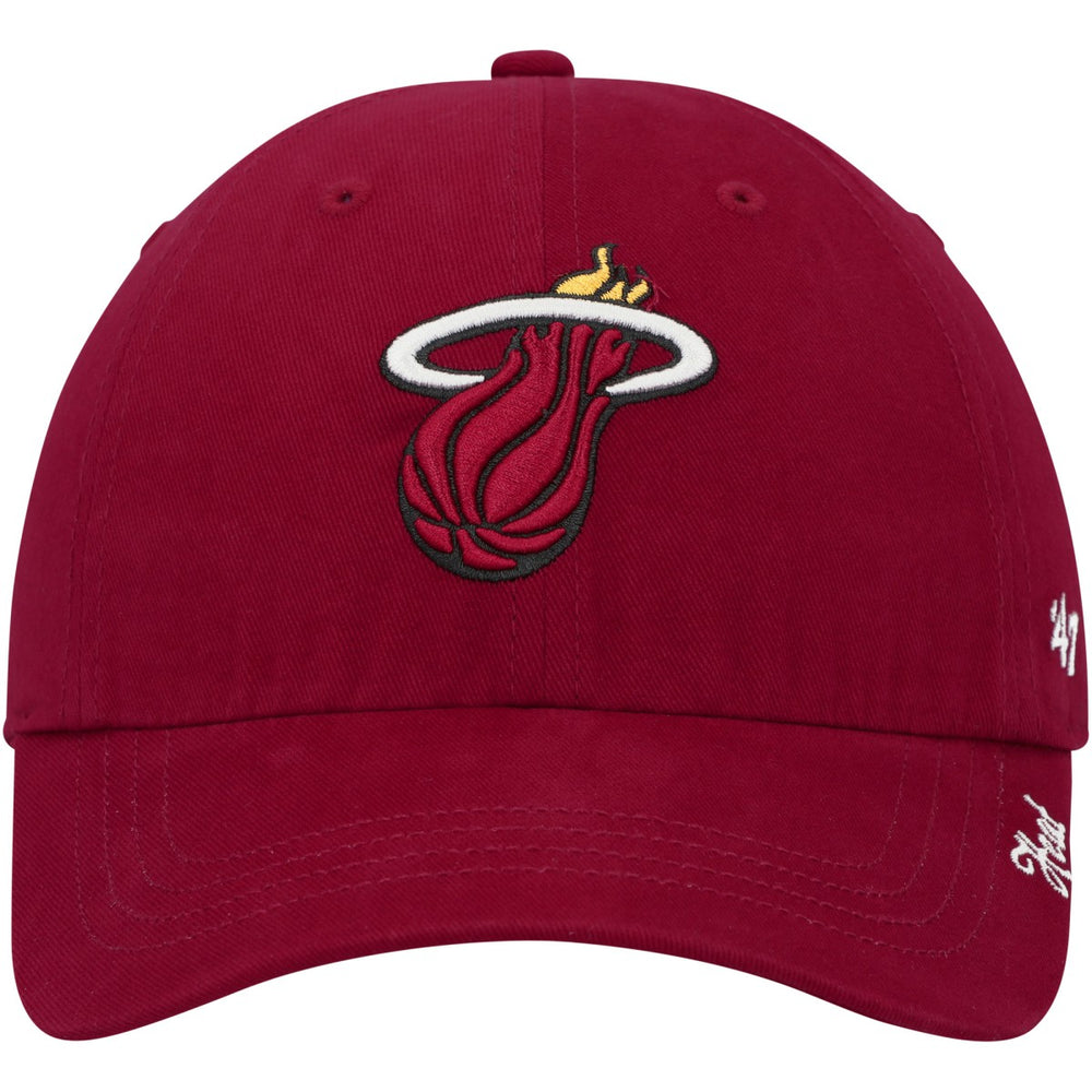 Miami Heat '47 Women's Miata Clean Up Adjustable Hat Red | 47 brand US