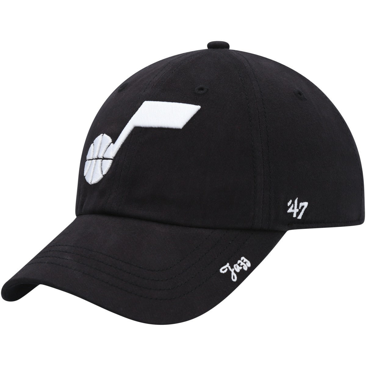 Utah Jazz '47 Women's Miata Clean Up Adjustable Hat Black | 47 brand for sale
