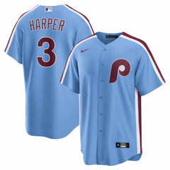 Bryce Harper Philadelphia Phillies Nike Alternate Replica Jersey - Light Blue - Nike Online
