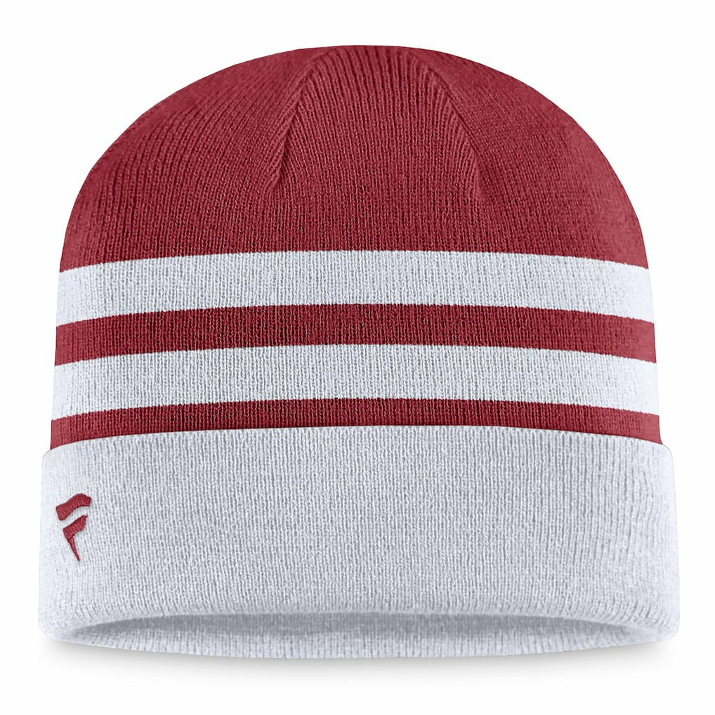 Fanatics Arizona Cardinals Logo Cuffed Knit Hat Heather Gray