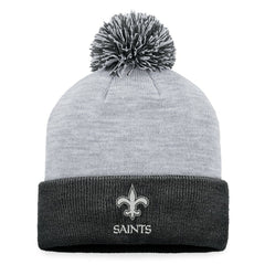 Fanatics New Orleans Saints Women's Cuffed Knit Hat with Pom Gray