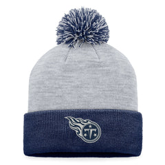 Fanatics Tennessee Titans Women's Cuffed Knit Hat with Pom Gray