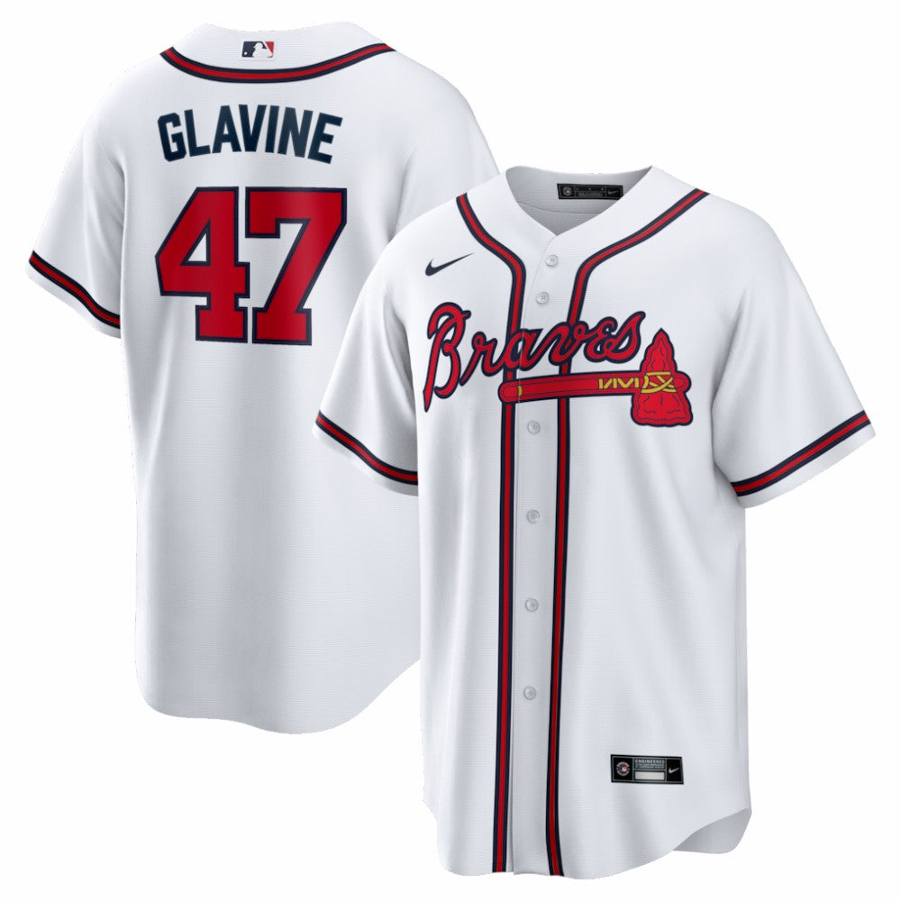 Tom Glavine Atlanta Braves Nike Home Retired Player Replica Jersey - White - Nike on Sale