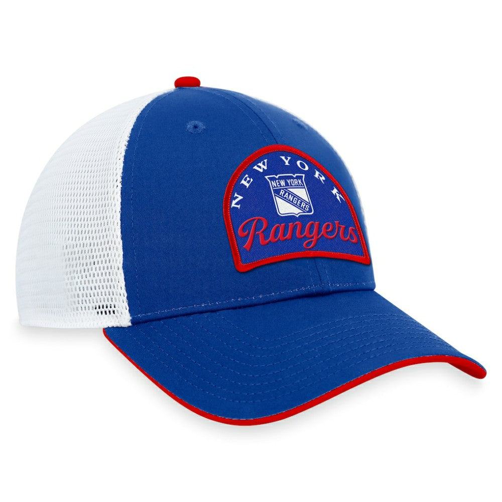 New York Rangers Fanatics Fundamental Adjustable Hat - Blue/White - NHL 200010123