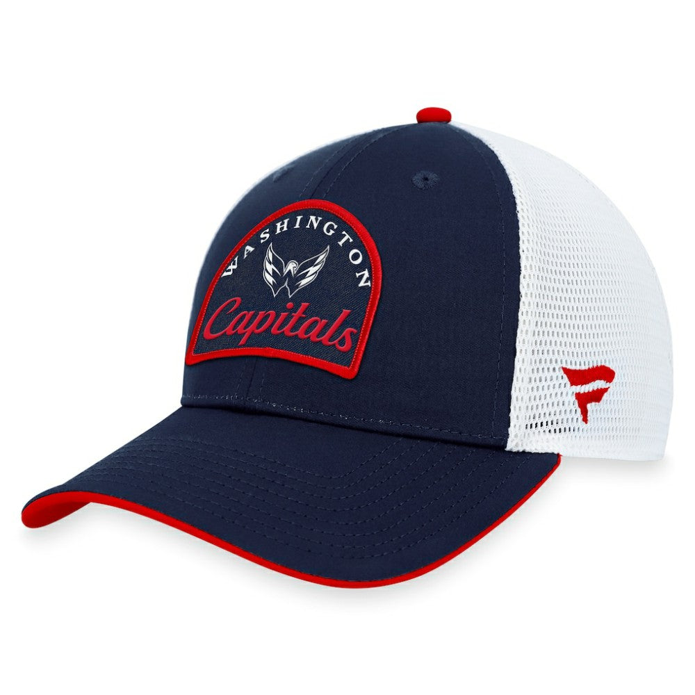 Washington Capitals Fanatics Fundamental Adjustable Hat - Navy/White - NHL 200010134