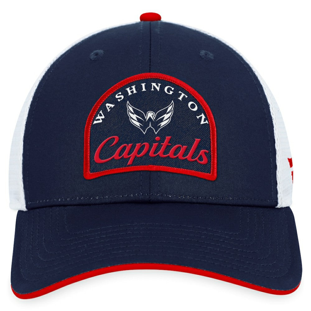 Washington Capitals Fanatics Fundamental Adjustable Hat - Navy/White - NHL 200010134