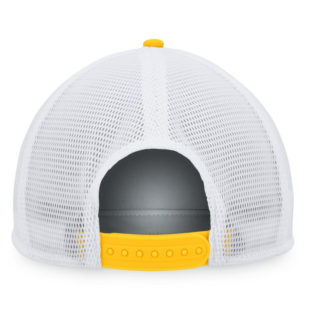 Nashville Predators Fanatics Foam Front Patch Trucker Snapback Hat - Gold/White - NHL 200010203