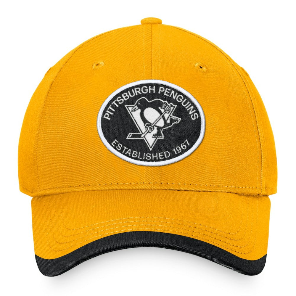 Pittsburgh Penguins Fanatics Fundamental Adjustable Hat - Gold - NHL 200010285