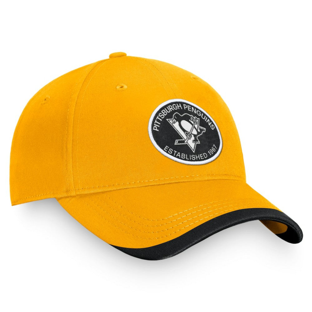 Pittsburgh Penguins Fanatics Fundamental Adjustable Hat - Gold - NHL 200010285