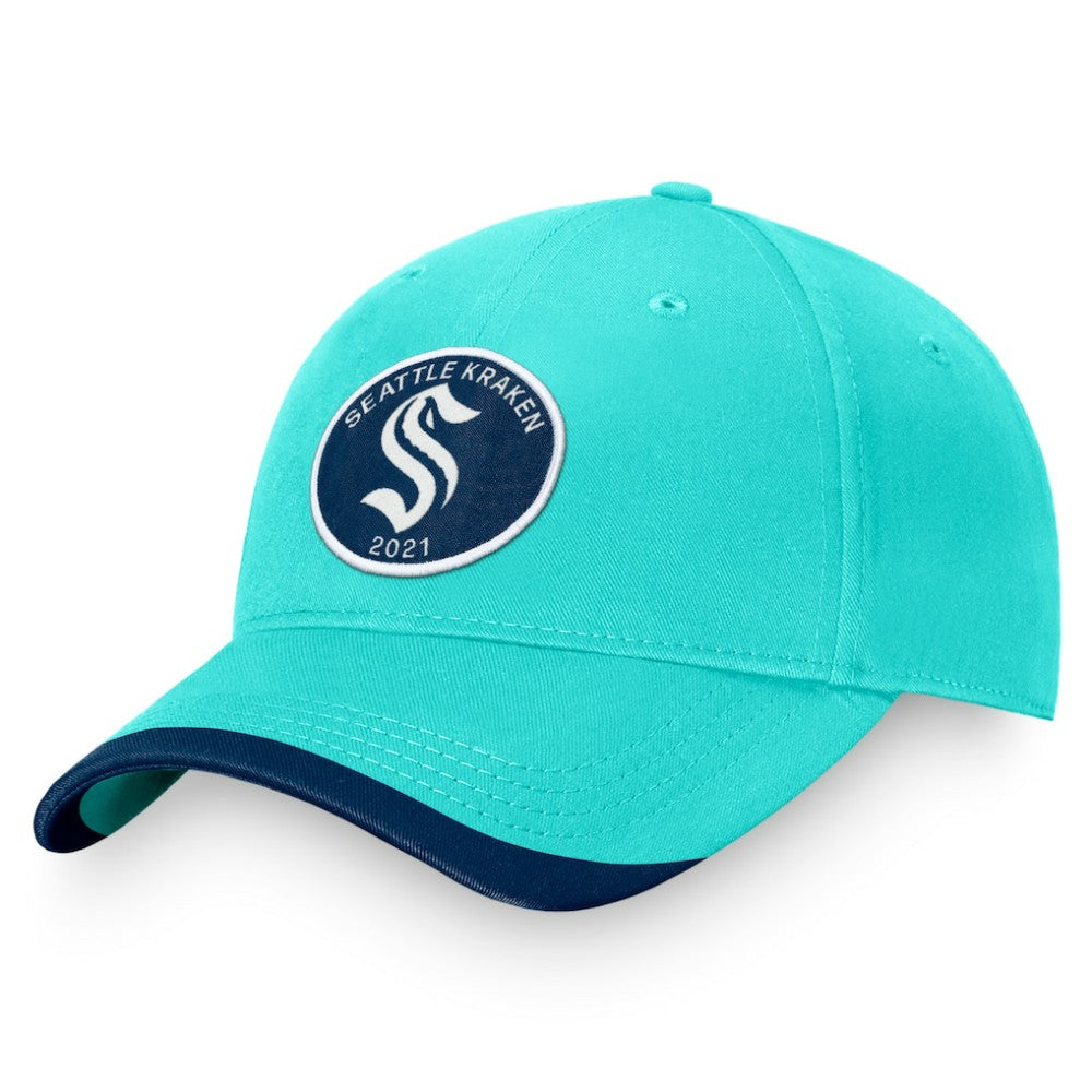 Seattle Kraken Fanatics Fundamental Adjustable Hat - Light Blue - NHL 200010294