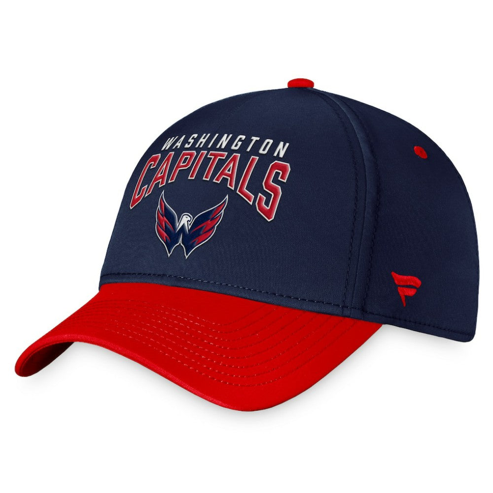 Washington Capitals Fanatics Fundamental 2-Tone Flex Hat - Navy/Red - NHL 200010317