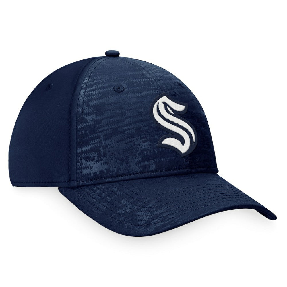 Seattle Kraken Fanatics Fundamental Flex Hat - Deep Sea Blue - NHL 200010330