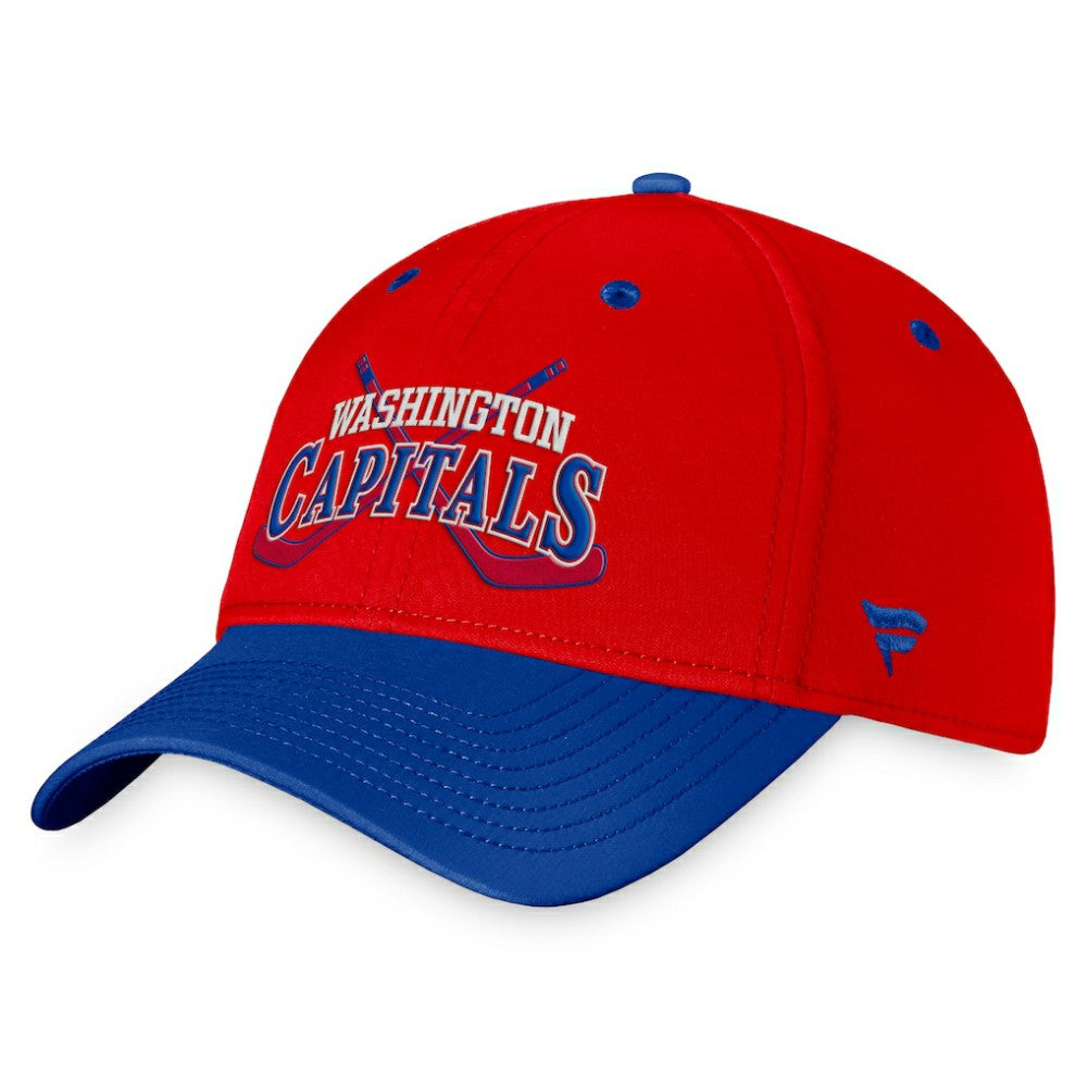Washington Capitals Fanatics Heritage Vintage Flex Hat - Red/Blue - NHL 200010381
