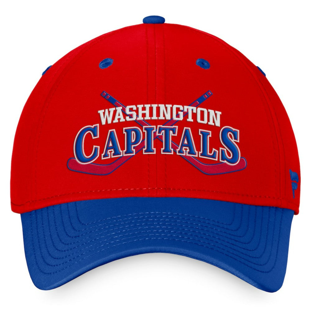 Washington Capitals Fanatics Heritage Vintage Flex Hat - Red/Blue - NHL 200010381