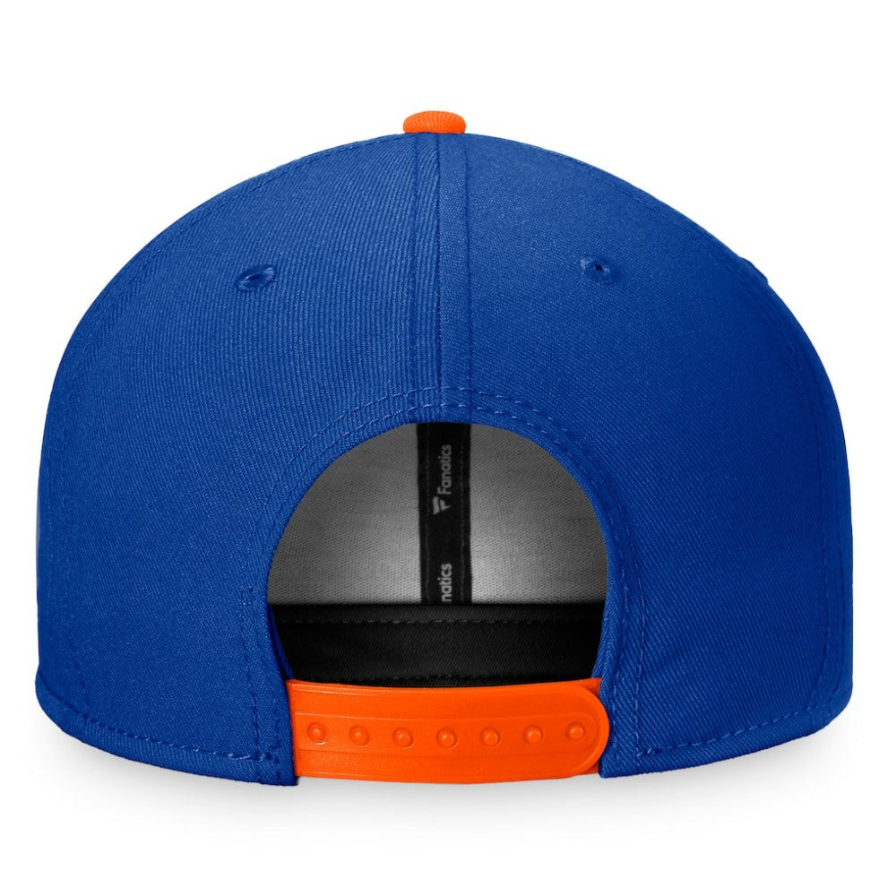 New York Islanders Fanatics Fundamental Colorblocked Snapback Hat - Royal/Orange - NHL 200010396