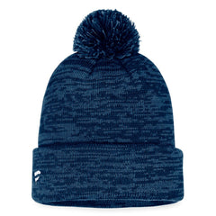 Seattle Kraken Fanatics Fundamental Cuffed Knit Hat with Pom - Deep Sea Blue - NHL 200010449
