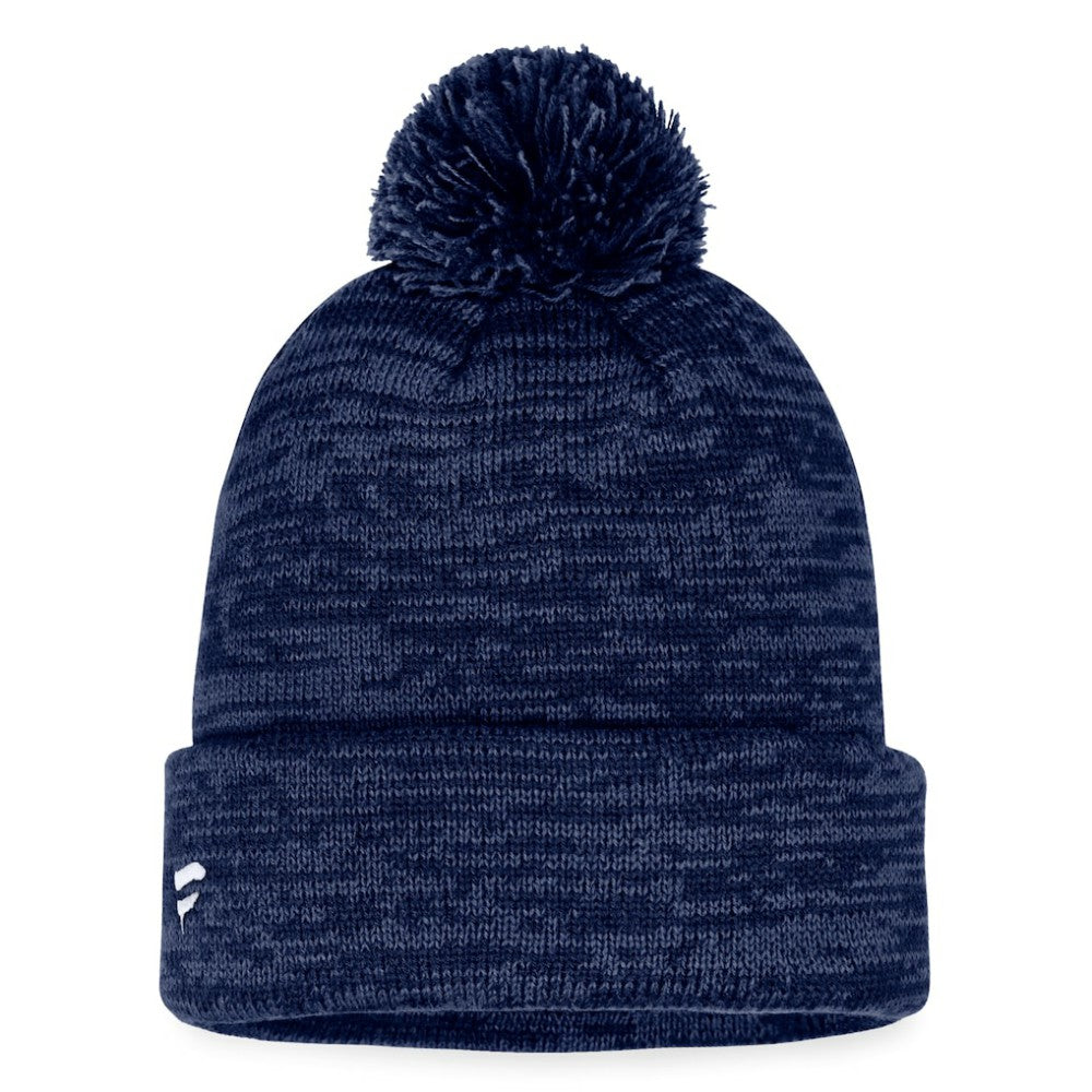 St. Louis Blues Fanatics Fundamental Cuffed Knit Hat with Pom - Navy - NHL 200010452