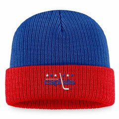Washington Capitals Fanatics Heritage Vintage Cuffed Knit Hat - Blue/Red - NHL 200010529