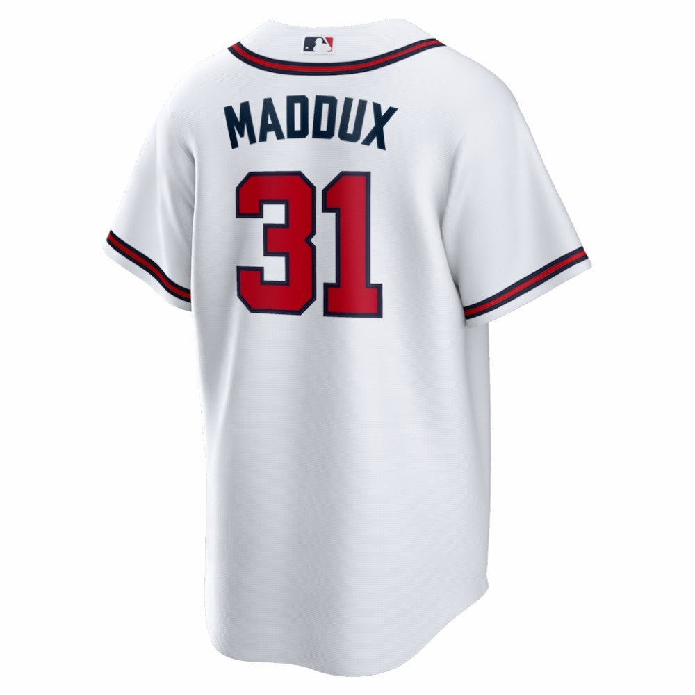 Greg Maddux Atlanta Braves Nike Home Retired Player Replica Jersey - White - Nike Discount