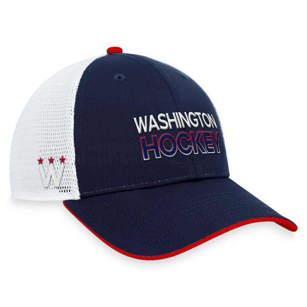 Washington Capitals Fanatics Authentic Pro Alternate Jersey Trucker Adjustable Hat - Navy - NHL 200011133
