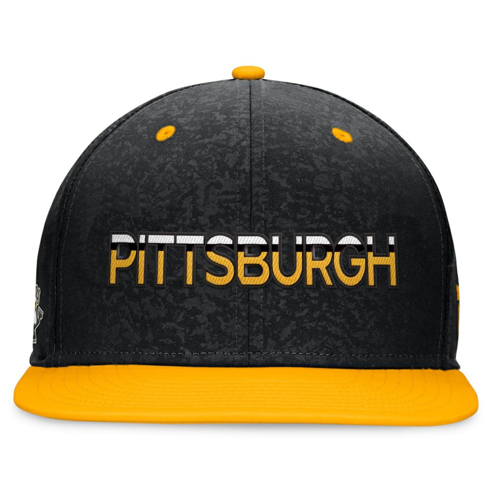 Pittsburgh Penguins Fanatics Authentic Pro Alternate Jersey Snapback Hat - Black/Gold - NHL 200011168
