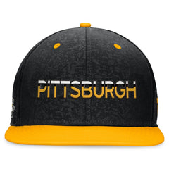 Pittsburgh Penguins Fanatics Authentic Pro Alternate Jersey Snapback Hat - Black/Gold - NHL 200011168