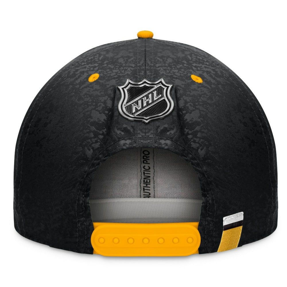Pittsburgh Penguins Fanatics Authentic Pro Alternate Jersey Snapback Hat - Black/Gold - NHL 200011168