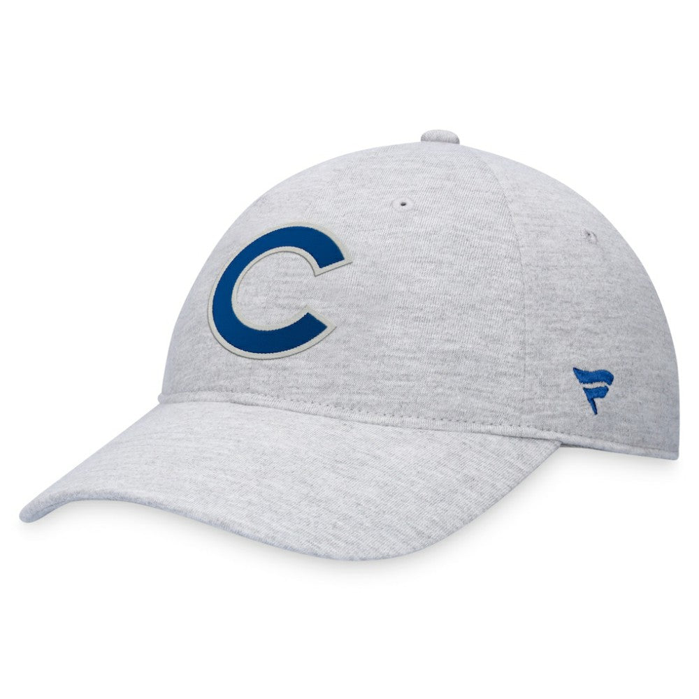 Chicago Cubs Fanatics Logo Adjustable Hat - Gray - Fanatics Lifestyle