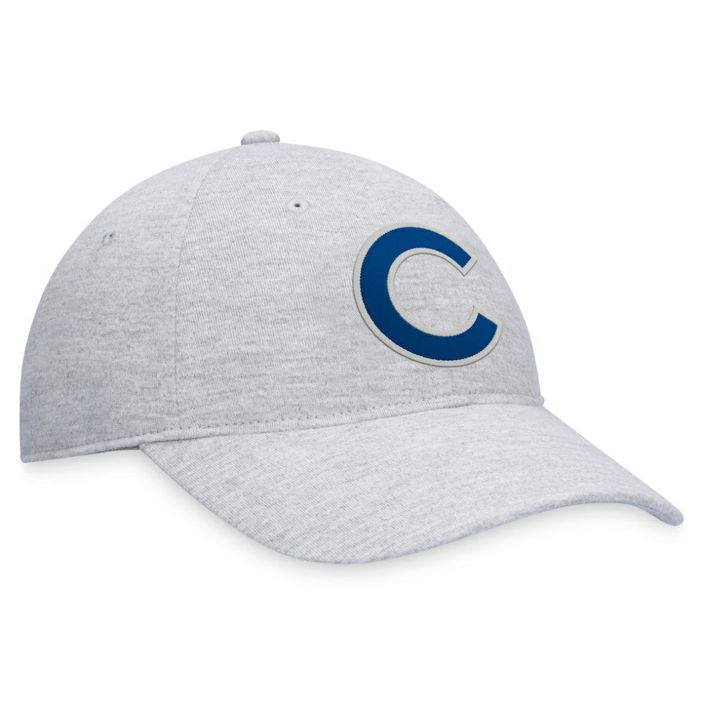 Chicago Cubs Fanatics Logo Adjustable Hat - Gray - Fanatics Lifestyle