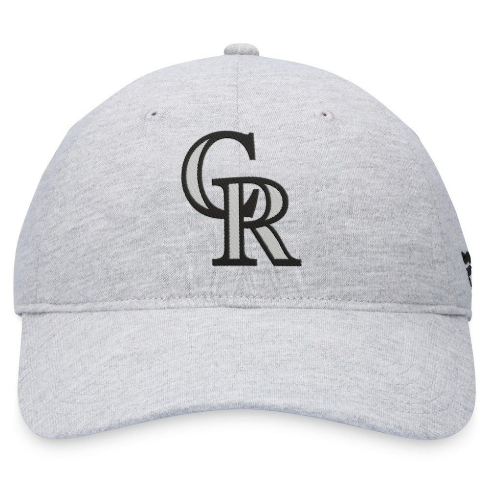 Colorado Rockies Fanatics Logo Adjustable Hat - Gray - Fanatics Lifestyle