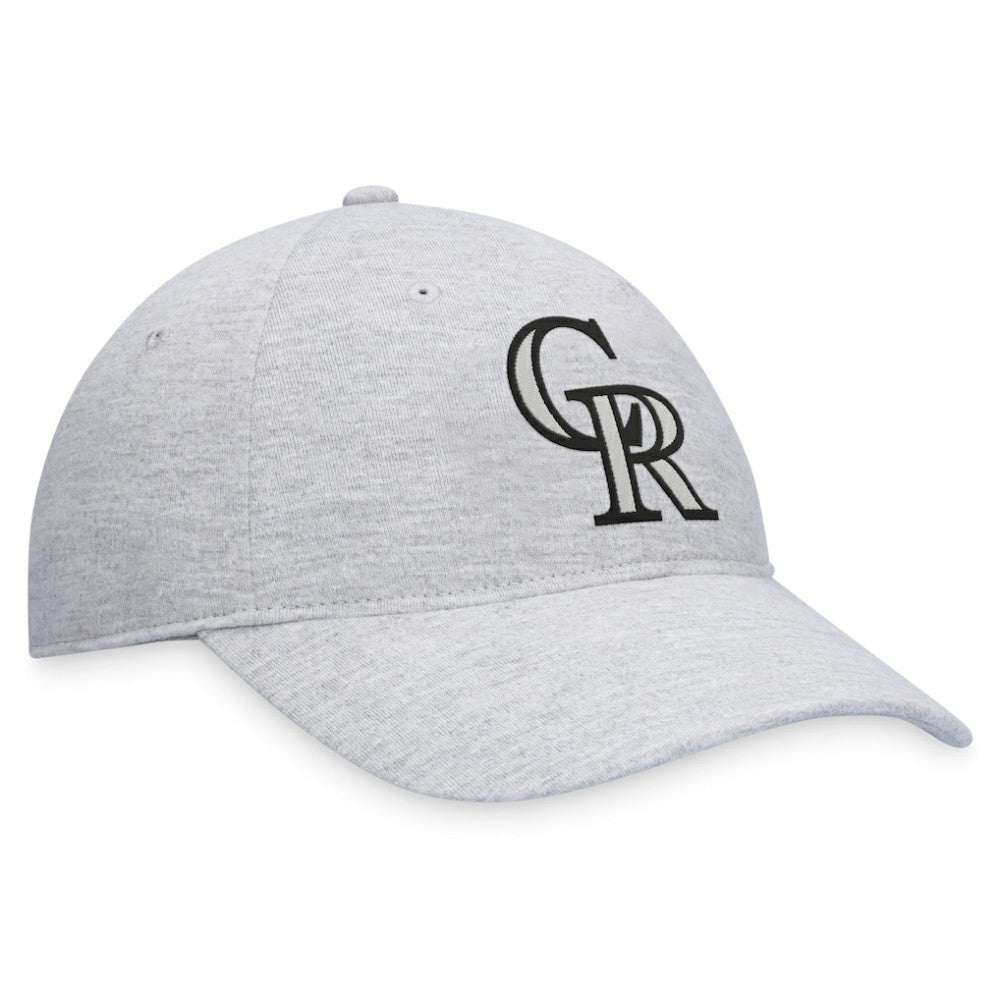 Colorado Rockies Fanatics Logo Adjustable Hat - Gray - Fanatics Lifestyle
