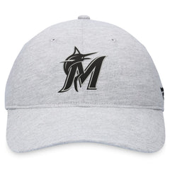 Miami Marlins Fanatics Logo Adjustable Hat - Gray - Fanatics Sale