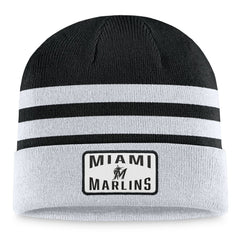 Miami Marlins Fanatics Cuffed Knit Hat - Gray - Fanatics Lifestyle