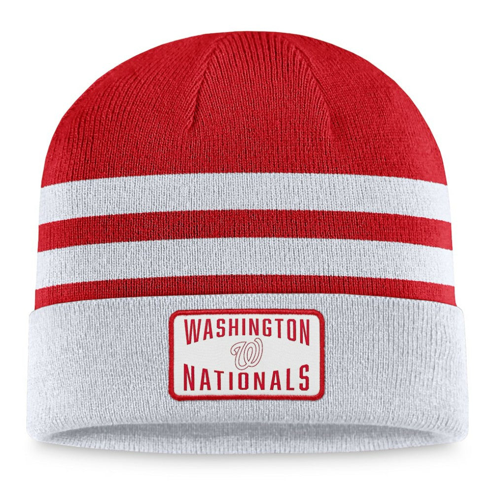 Washington Nationals Fanatics Cuffed Knit Hat - Gray - Fanatics Sale