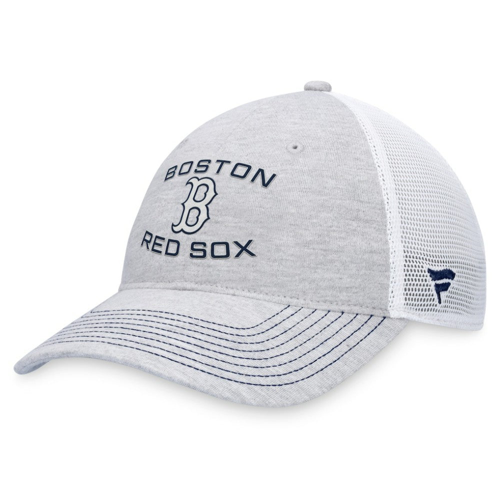 Boston Red Sox Fanatics Trucker Adjustable Hat - Gray - Fanatics Sale