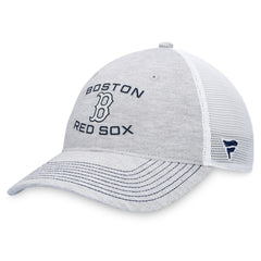 Boston Red Sox Fanatics Trucker Adjustable Hat - Gray - Fanatics Sale