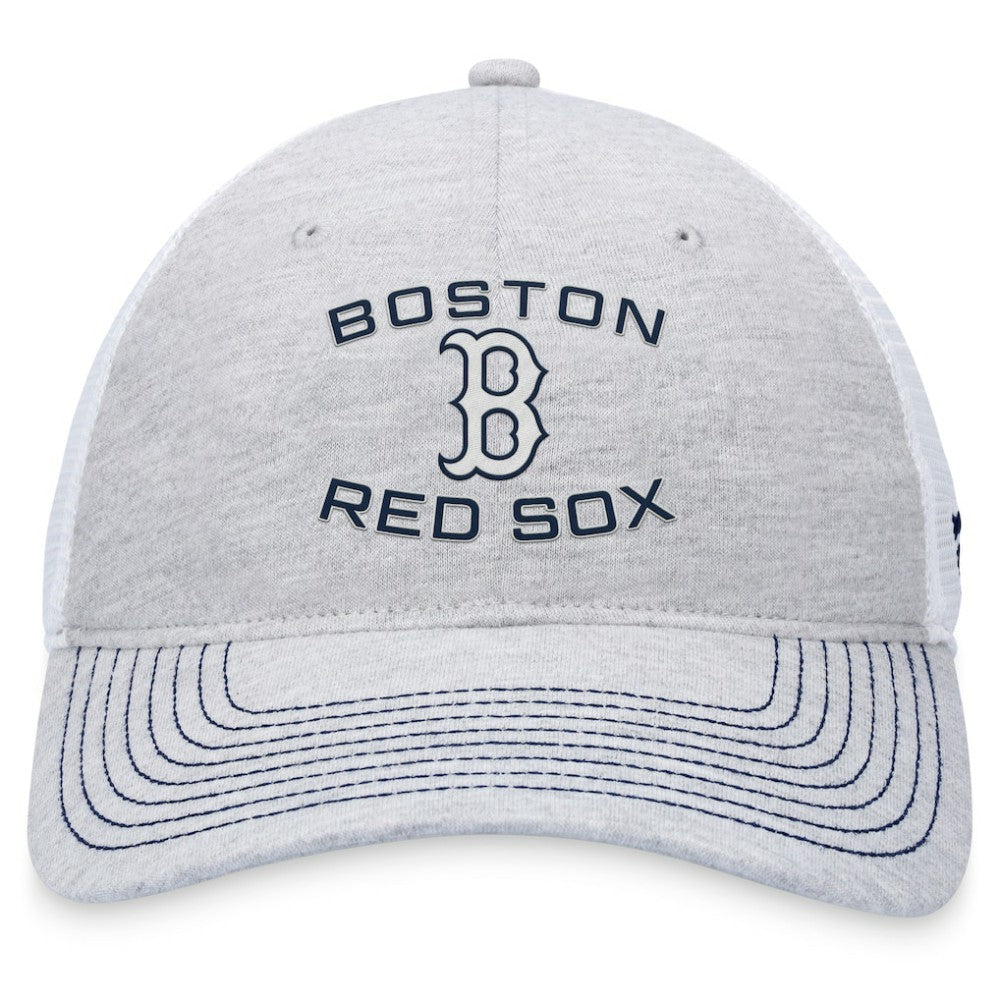 Boston Red Sox Fanatics Trucker Adjustable Hat - Gray - Fanatics Sale