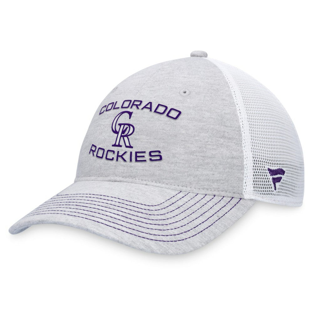 Colorado Rockies Fanatics Trucker Adjustable Hat - Gray - Fanatics Discount