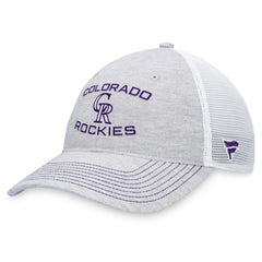 Colorado Rockies Fanatics Trucker Adjustable Hat - Gray - Fanatics Discount