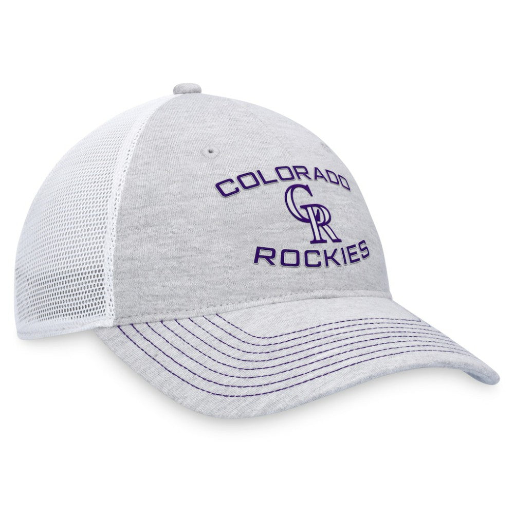 Colorado Rockies Fanatics Trucker Adjustable Hat - Gray - Fanatics Discount