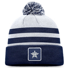 Houston Astros Fanatics Cuffed Knit Hat with Pom - Gray - Fanatics Lifestyle