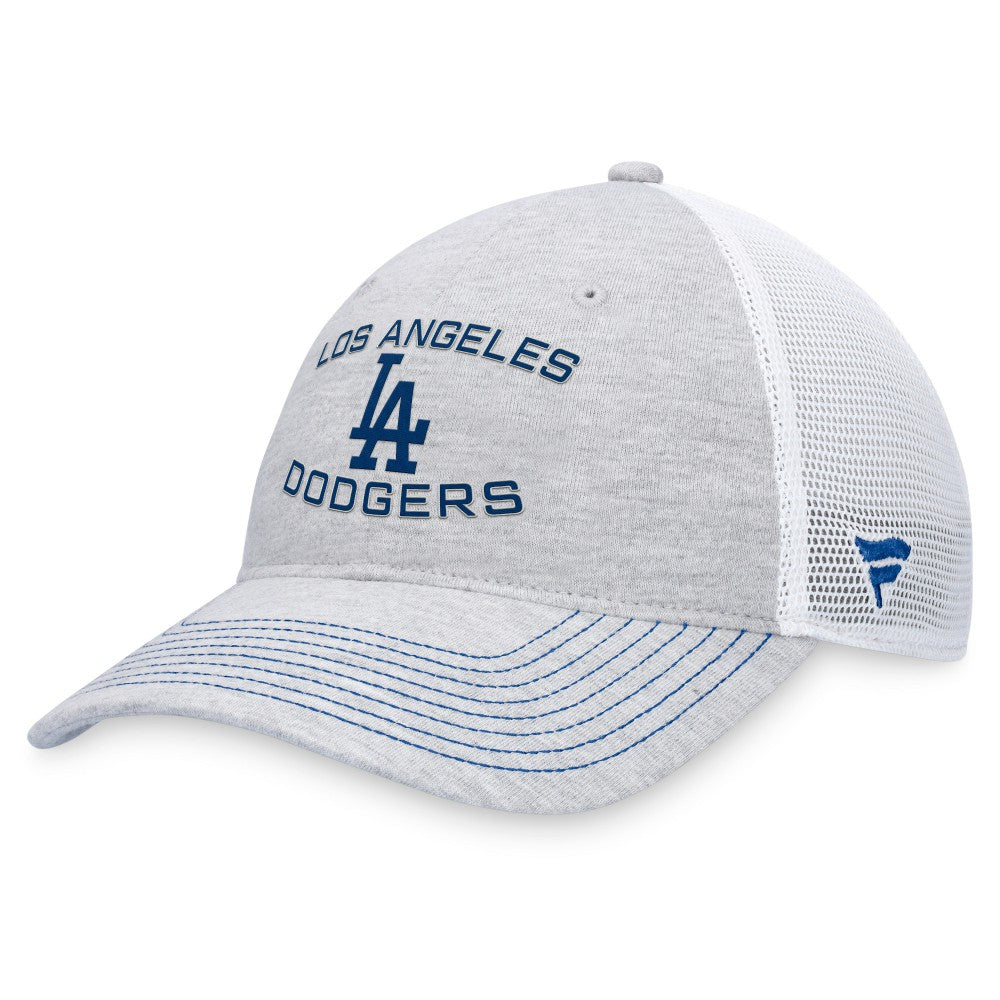 Los Angeles Dodgers Fanatics Trucker Adjustable Hat - Gray - Fanatics Online