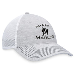 Miami Marlins Fanatics Trucker Adjustable Hat - Gray - Fanatics Sale