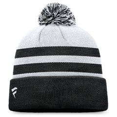 Miami Marlins Fanatics Cuffed Knit Hat with Pom - Gray - Fanatics Lifestyle
